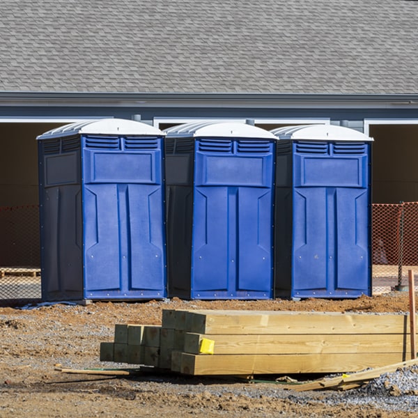 what is the expected delivery and pickup timeframe for the porta potties in Talmage Kansas